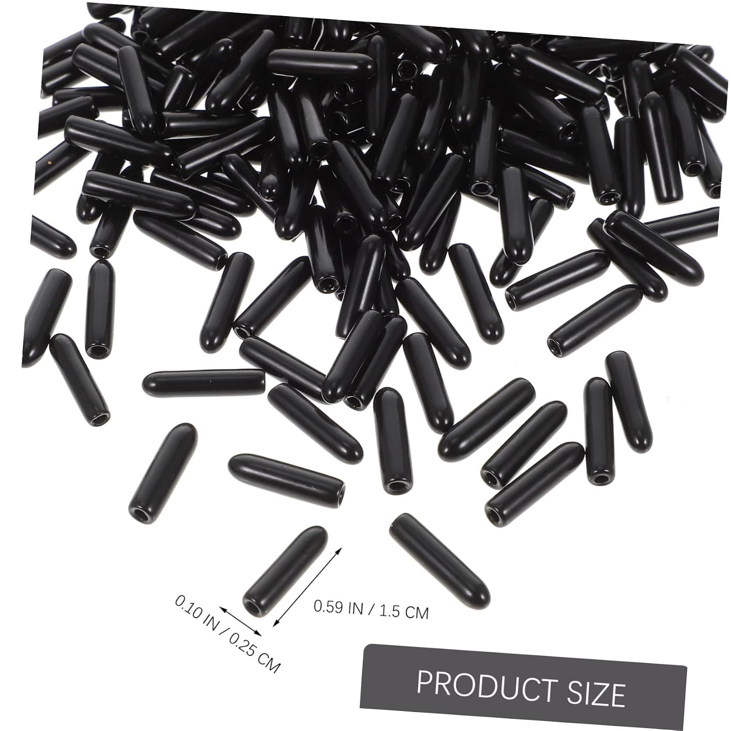 ULTECHNOVO 1500pcs End Caps Assortment Kit Screw Caps Screw Covers Material Rustproof