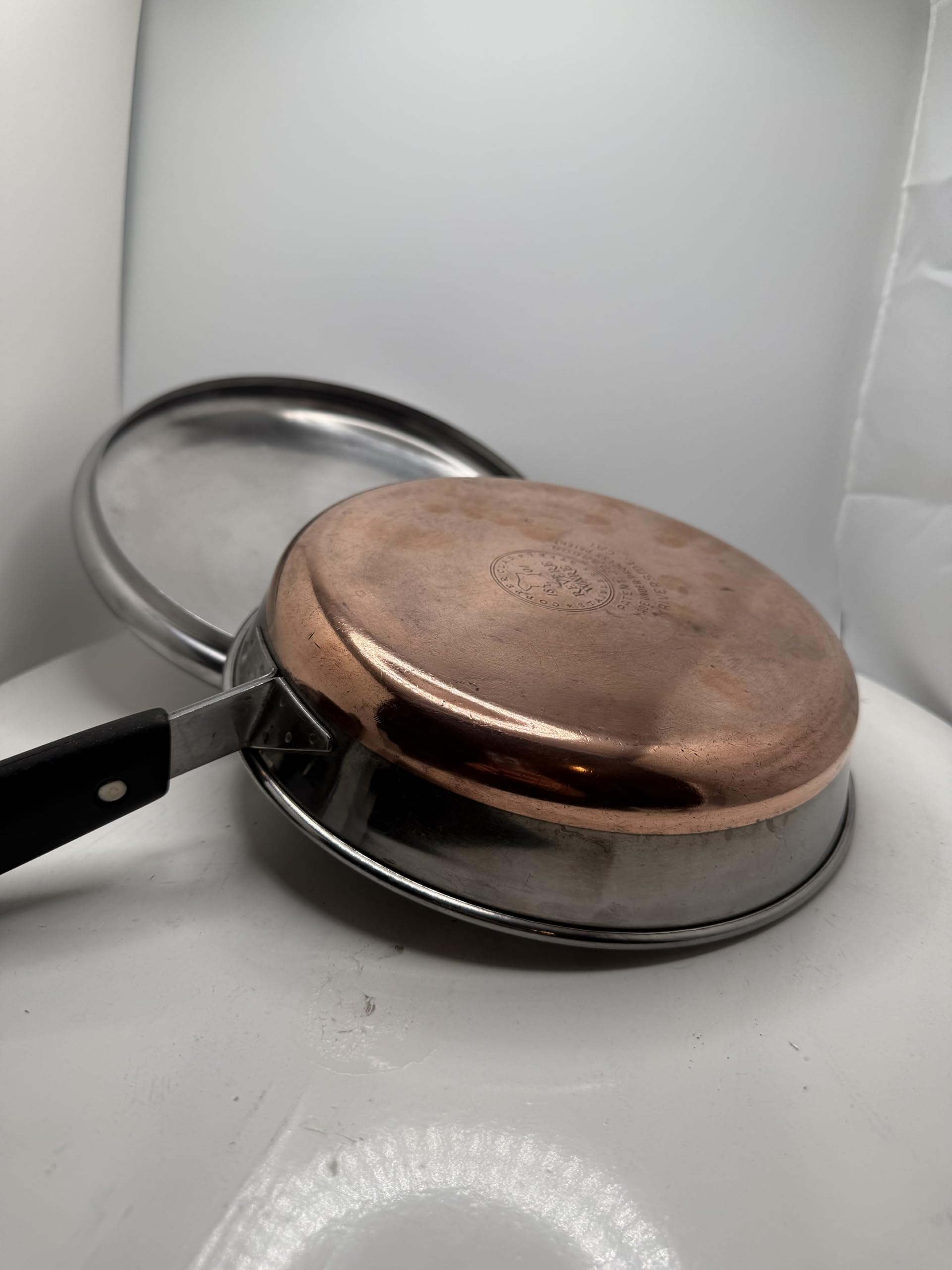 Amazon.com: Vtg Revere Ware SS Copper Bottom Double Ring 8