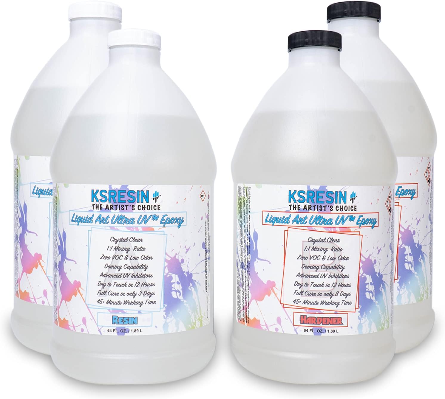 Tumbler Coating Epoxy - 2 Gallon Kit - Liquid Art Ultra UV - Industry Leading UV Resistance …