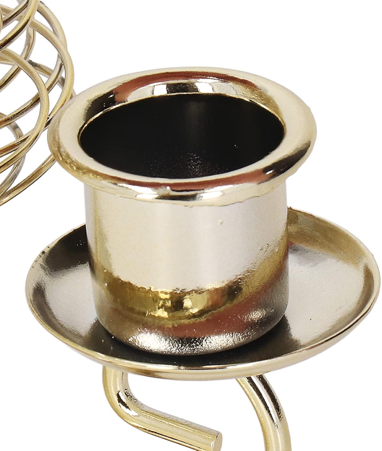 Christmas Tree Shape Candlestick, Metal Wax Candle Holder European Christmas Tree Shape Candle Holder for Living Room Office Garden