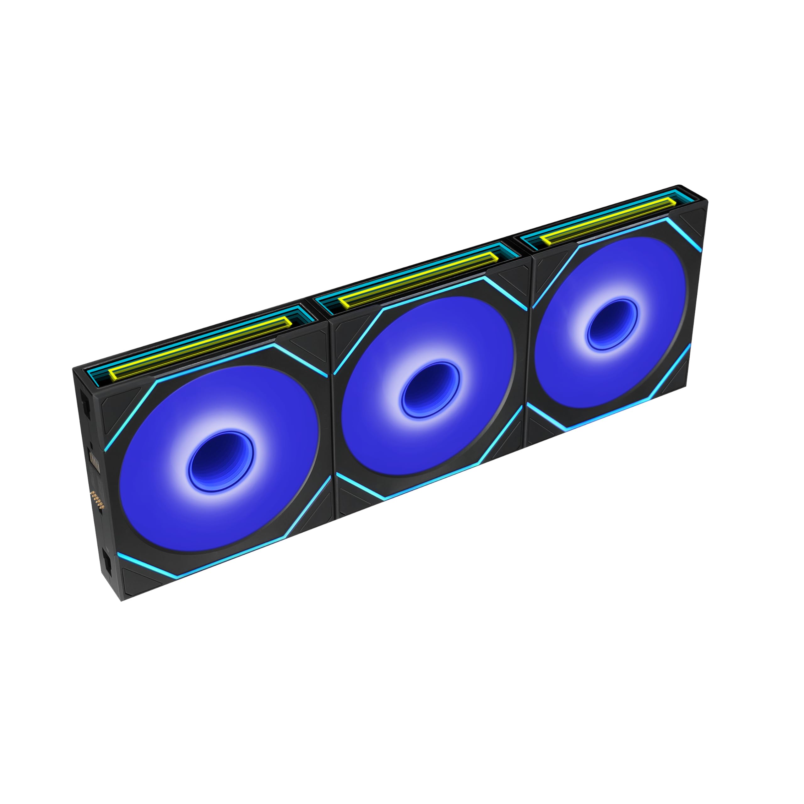 Lian Li UNI FAN SL-Infinity 120mm Reverse Blade ARGB PC Case Fan - Triple Pack with Controller - Black (12RSLIN1F3B)-image-21
