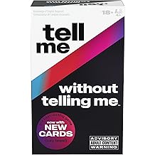 Spin Master Games, Tell Me Without Telling Me, 2025 Edition with New Cards, The Viral Adult Party Game for Friendsgiving, Adult Card Game, 4+ Players, for Ages 18 &amp; Up