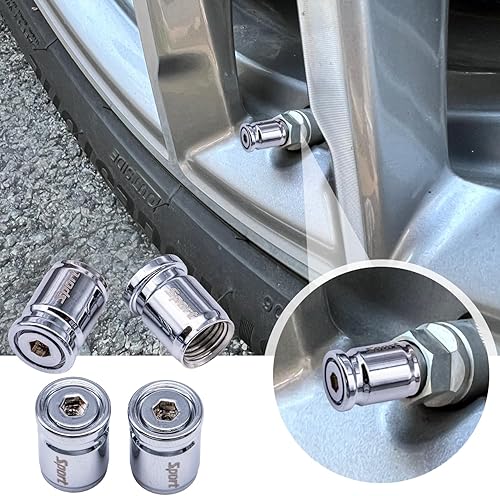 Vista 211 de Tapas de válvula de neumático, aleación de aluminio, anticorrosivas, a prueba de polvo, para automóviles, SUV, camiones, bicicletas, motocicletas