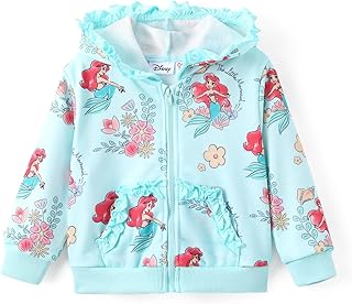 Disney Girl/Boy Zip Up Hoodie Fall & Winter Zipper Sweatshirt Jacket 3M-13Y | Official Licensed Hoodies: Spiderman Frozen Stitch Princess Minnie Mickey Cars Toy Story, Fall & Winter Casual Outerwear