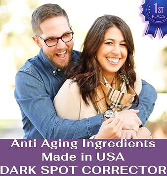 Dark Spot Corrector Serum. Best Dark Spot Remover for Face, Hands, Neck. Age Spots Sun Spots Corrector 1 OZ
