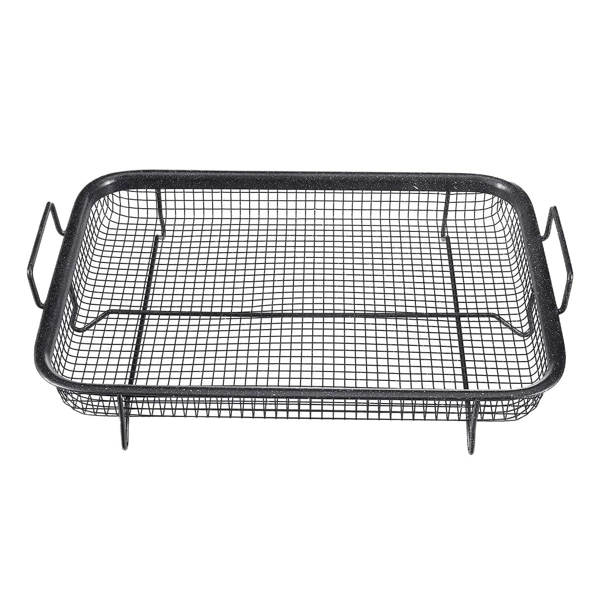 Plat cuisson inox antiadhésif avec panier et grille