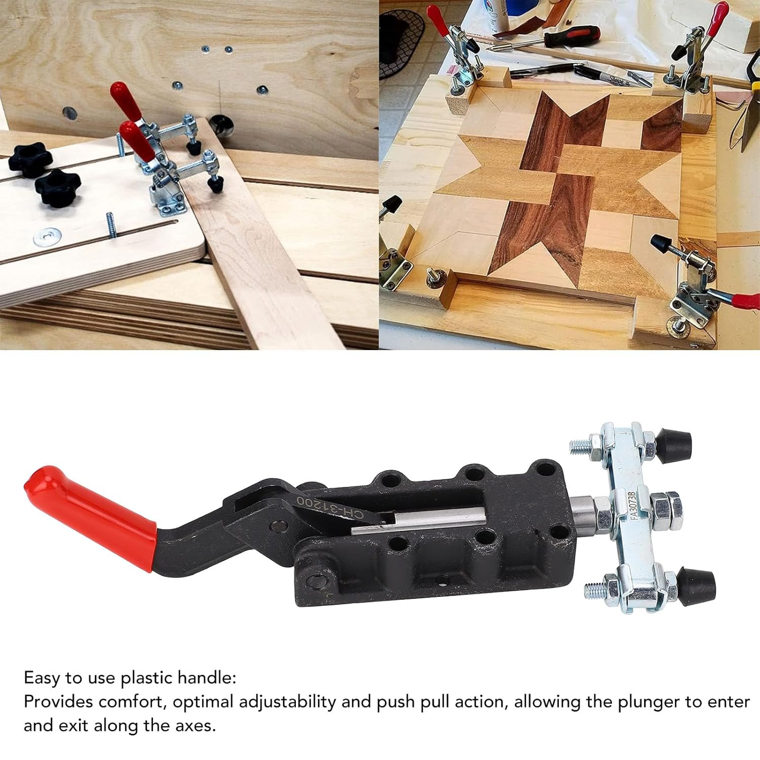 Heavy Duty Toggle 50mm Stroke Double Headed Heavy Duty Push Pull Quick Release Toggle Clamp for Welding