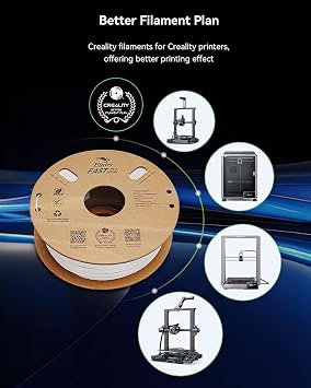 Creality Rare Fast PLA Filament 1.75mm, 3D Printer Filament High Speed up to 300mm/s, Recyclable Cardboard Reel, Suitable for Most FDM 3D Printers - 1kg (2.2lb) Pink