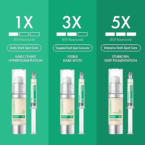 Miniatura 8 de Easydew DW-EGF - Ampolla melatonante  Suero hidratante con niacinamida y glutatión para parches irregulares y puntos visibles  Ampolla de día y