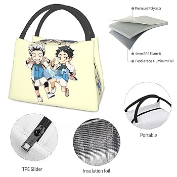 Amazon｜ハイキュー！木兎光太郎 赤葦京治 ランチバッグ 保冷