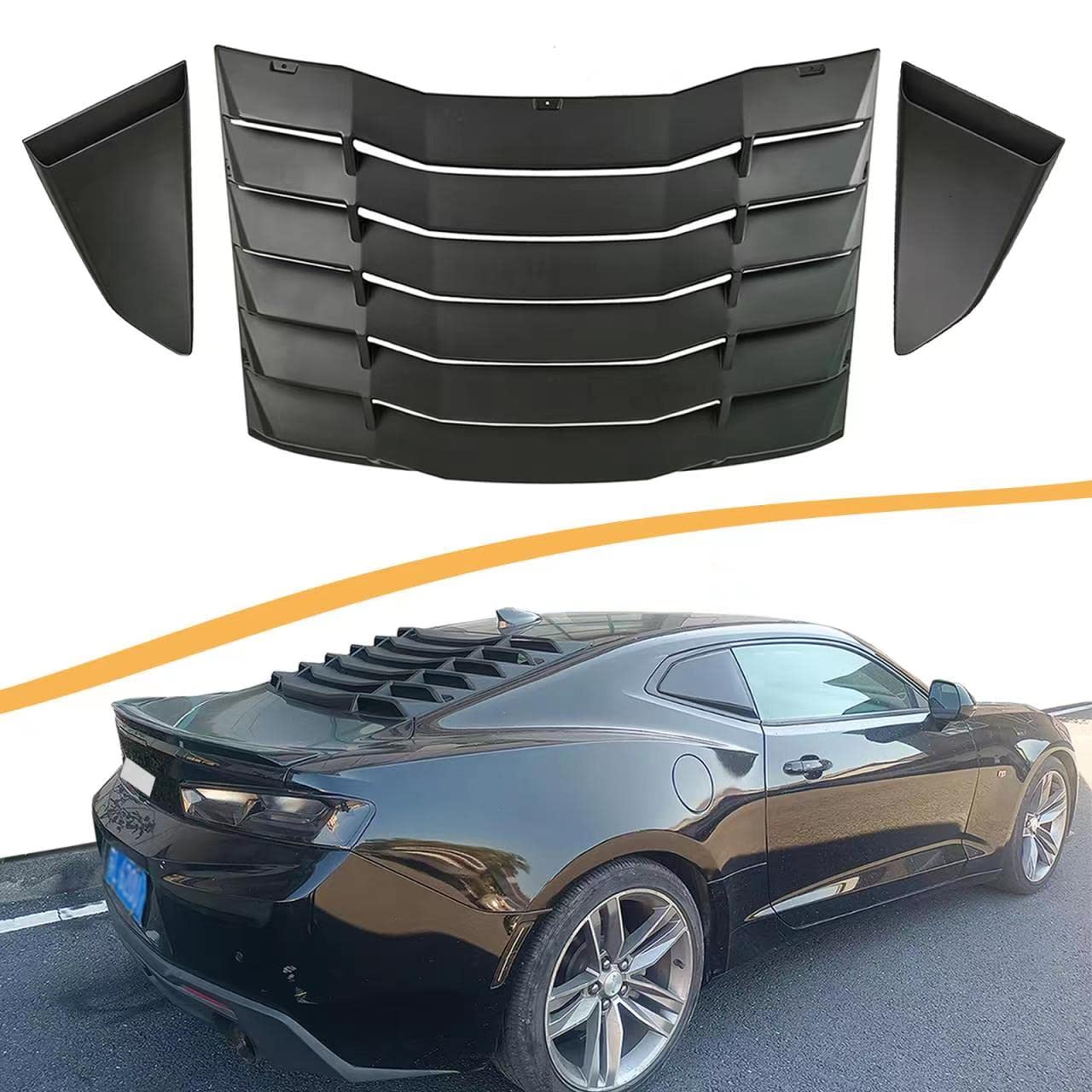 Amazon.co.jp: GaeaAutoリアウィンドウルーバーとサイドウィンドウ