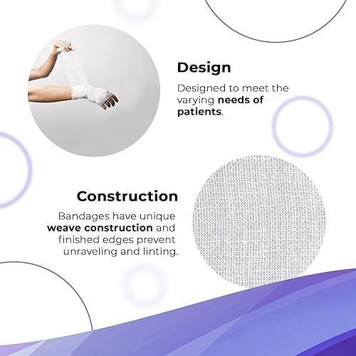 Miniatura 4 de Dukal 260 tiras de embalaje para heridas lisas de 14 pulgadas x 5 yardas estériles (cada una)