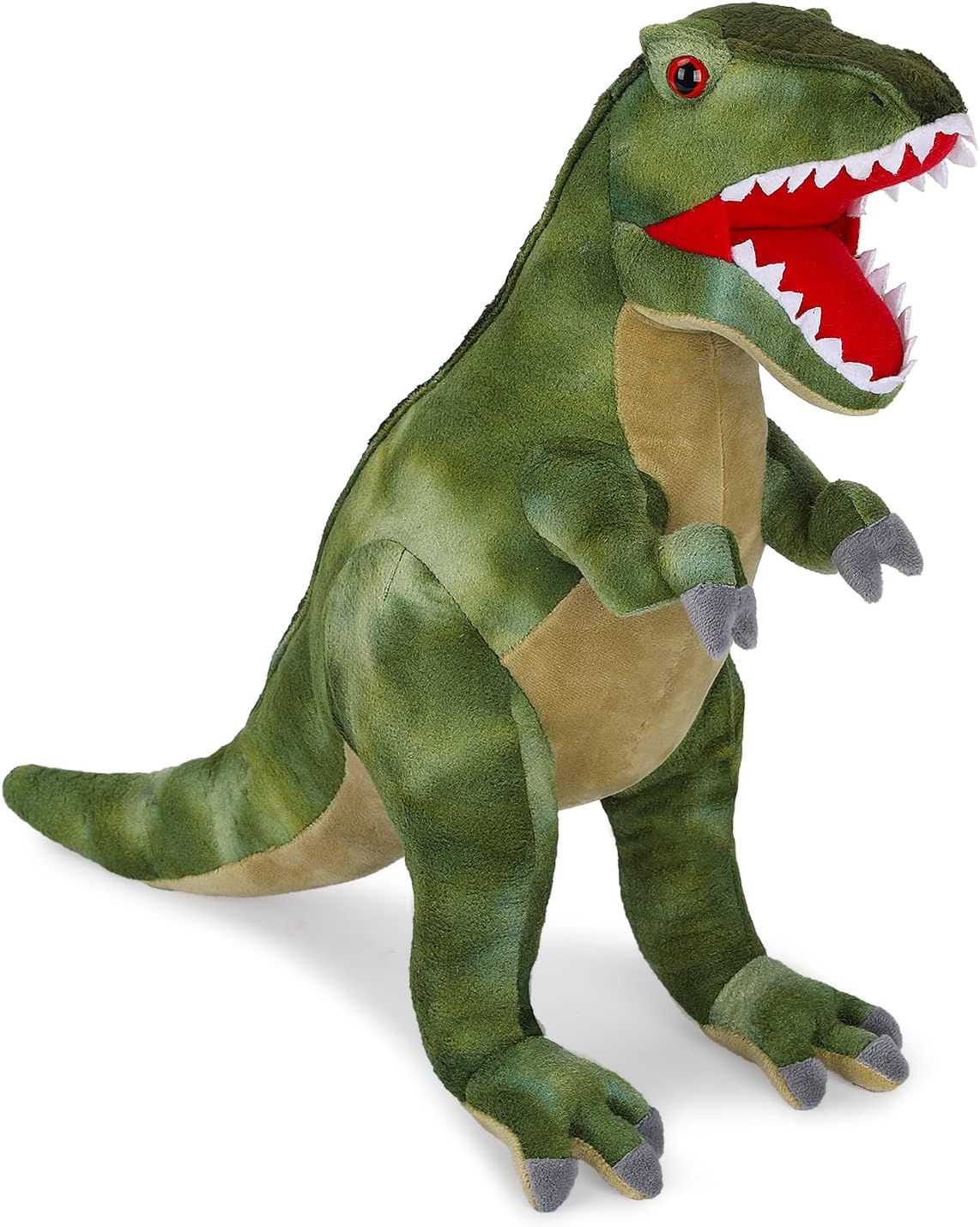Tyrannosaurus Rex Plush Toy, 18″ Dinosaur Stuffed Animal Throw Plushie Pillow Doll, Soft Blue Fluffy Friend Hugging Cushion – Present for Every Age & Occasion