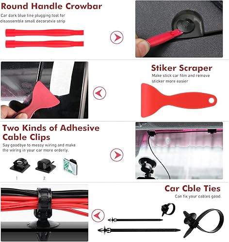 Miniatura 7 de GLK Juego de 248 herramientas de extracción de moldes, herramienta de palanca, herramienta de extracción de radio, kit de herramientas de extracción