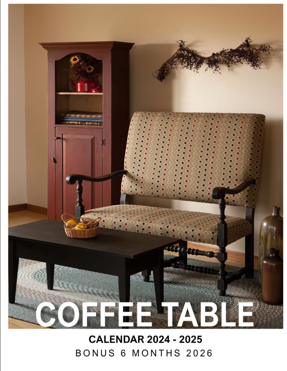 Coffee Table Calendar 2024 - 2025: Jan 2024 to Dec 2025, Bonus 6 Months 2026, 30 Months of Coffee Table, Thick & Sturdy Paper, Great Gift For ... UK Bank Holidays, Kalendar, Calendrier