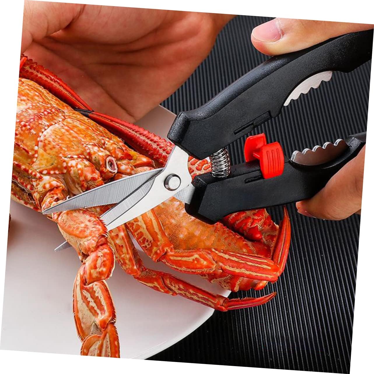 1 Set Crab and Lobster Cracker Seafood Tools with Scissors and Picks and Resistant for Enjoying Crab and Lobster Meals