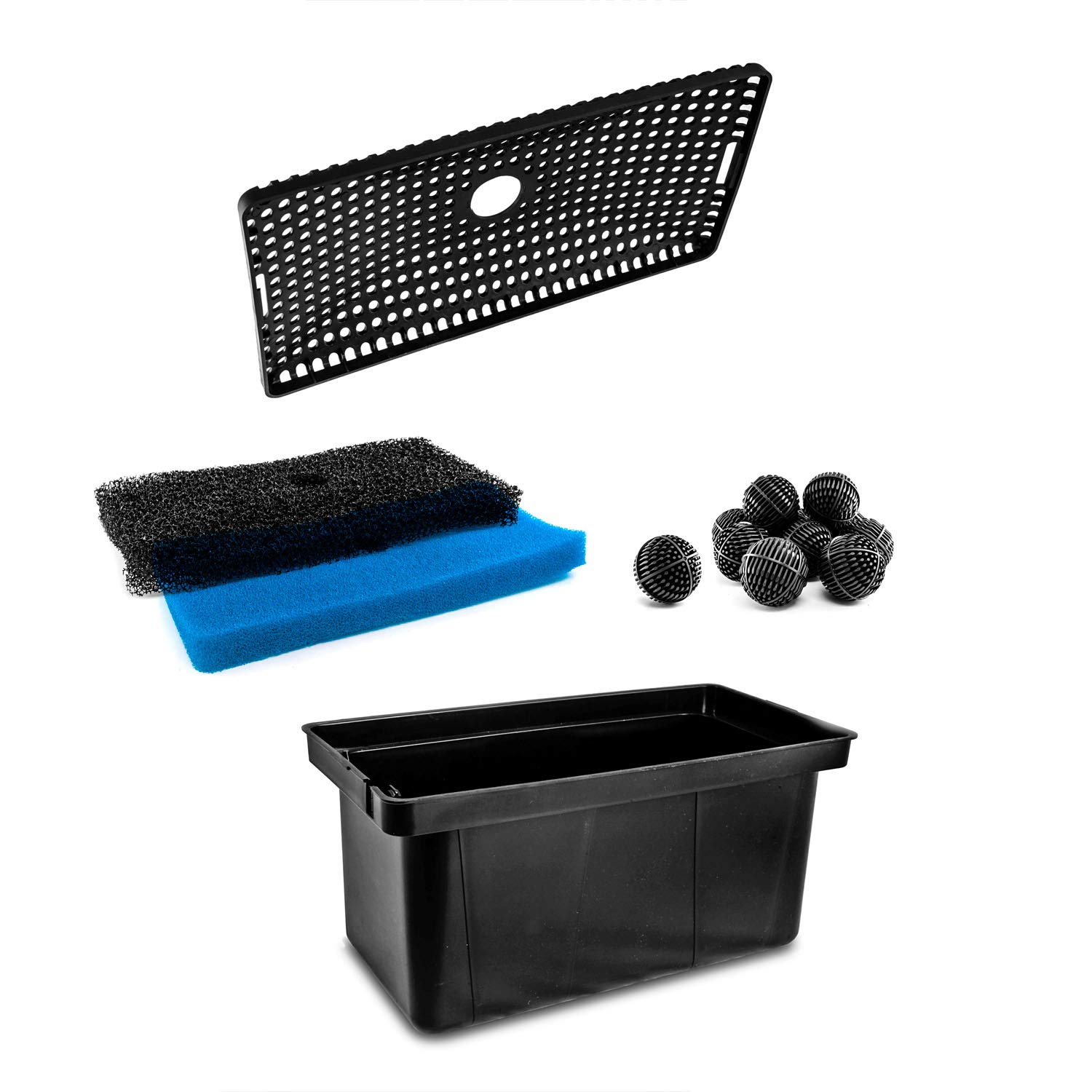 CLGarden Bio Filterbox BFB1 Filterkasten für Springbrunnenpumpe Solarpumpe Teichpumpe