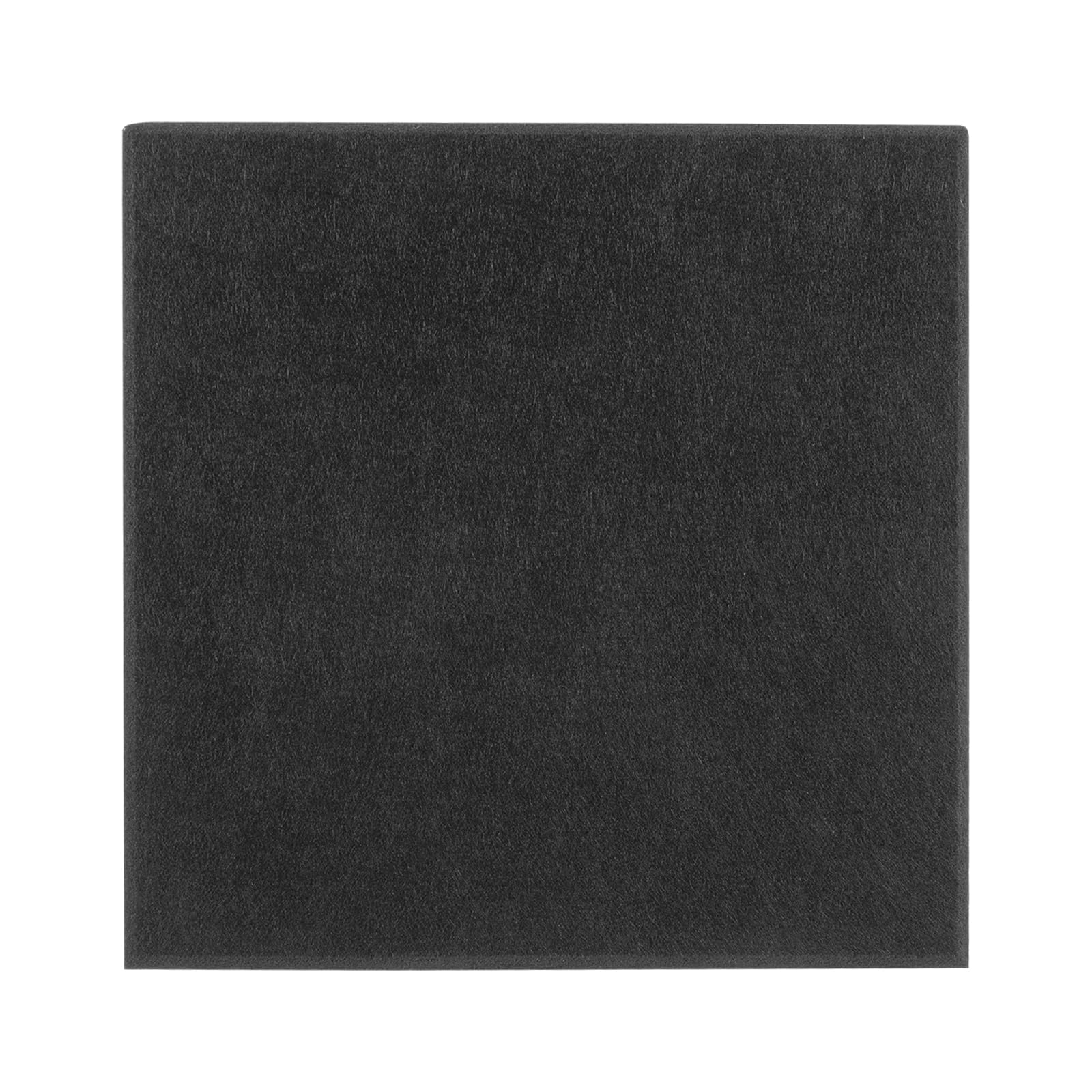 18 pannelli acustici autoadesivi in fibra di poliestere per soggiorno, ufficio, sala giochi, kTV, cinema, camera da letto, 30 x 30 cm (nero)