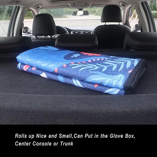 Miniatura 7 de Funda protectora de asiento de automóvil, para asientos delanteros, para entrenamiento de gimnasio, correr, natación, playa y senderismo,