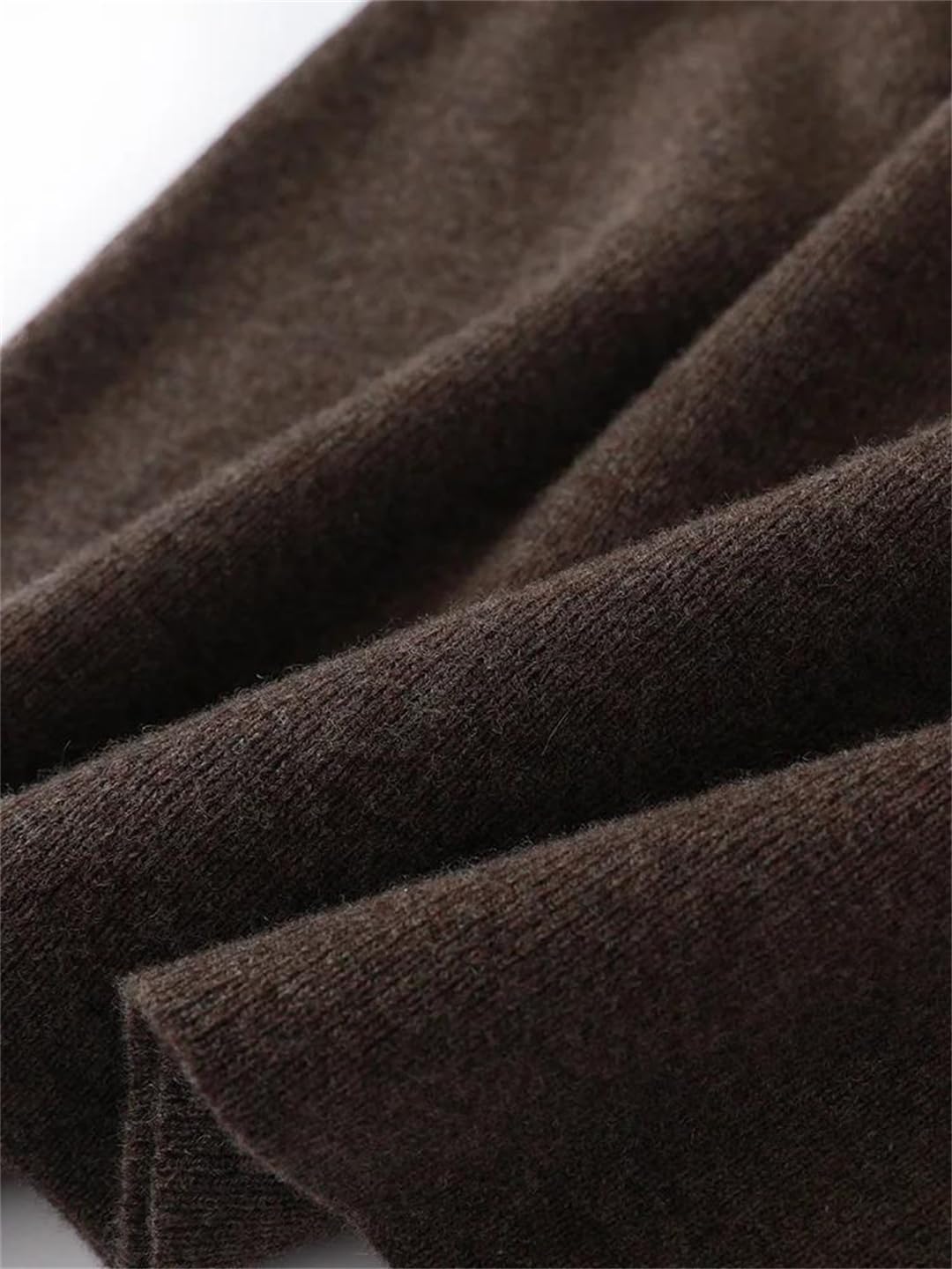 Women Wool Skirt A-Line Elastic Waist Skirt Office Merino Wool Knitted Soft Above Knee Mini Dress