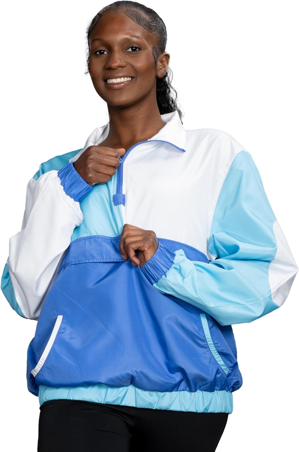 Retro Windbreaker Jacket Lightweight 80s & 90s Colorful Designs