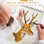 DagouColor Drawing Paper for Kids, 50 Sheets (100 Pages) 9"x12" Sketch Book - White, 2 Pack
