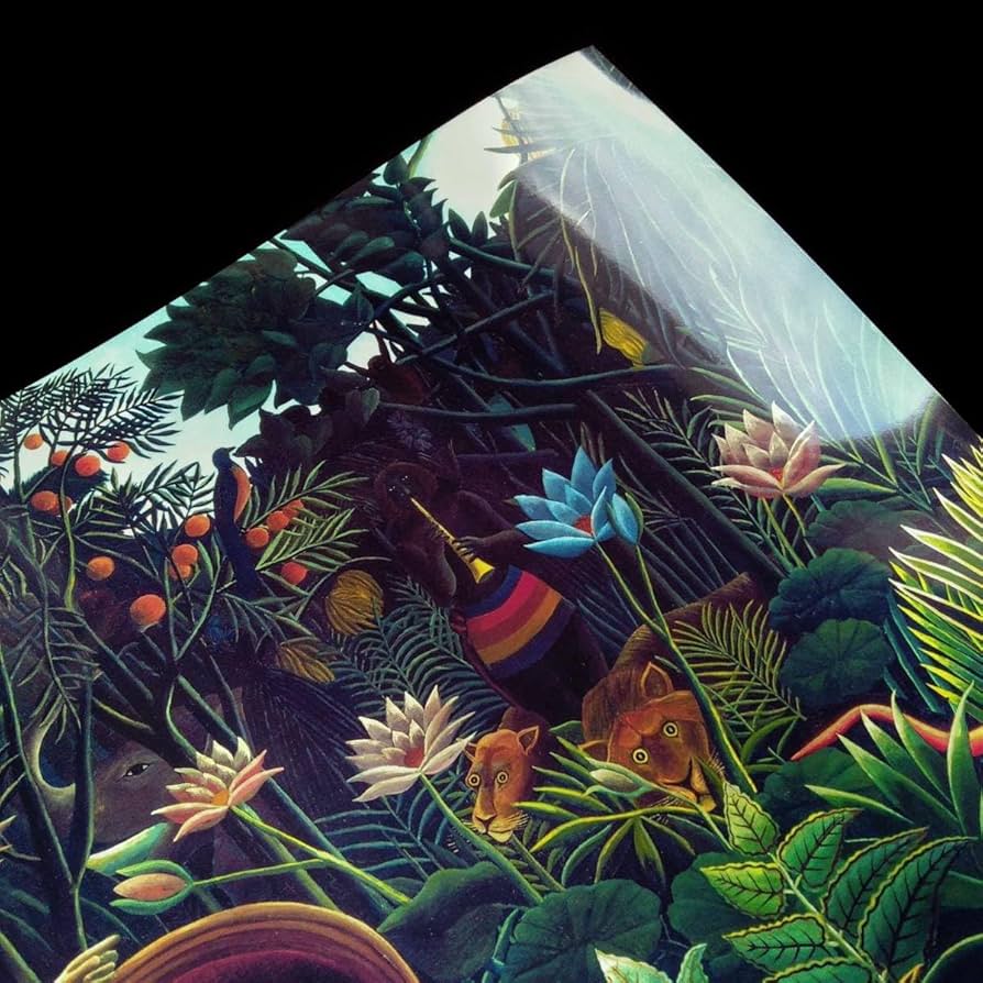 Amazon.co.jp: アンリルソー『夢』絵画 アート 光沢 ポスター A3 バー