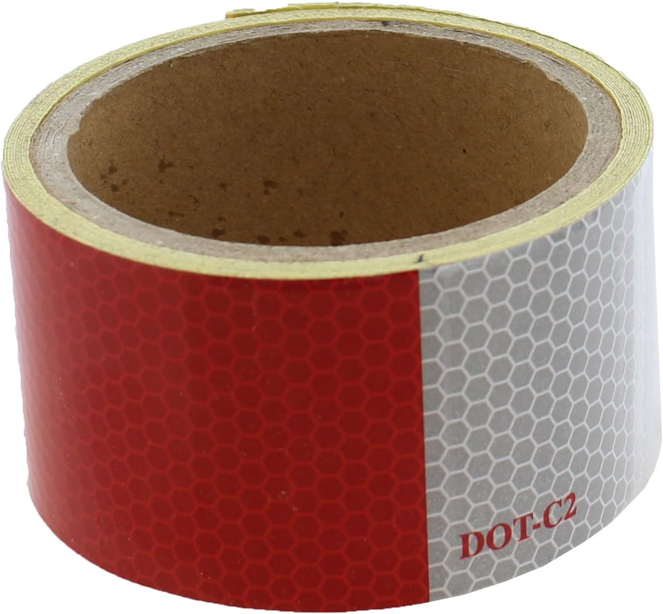 ABN Trailer Conspicuity Tape DOT-C2 Approved 2in X 10ft Reflective Red/White Tape – Vehicles, Trailers, Boats, Signs
