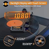 Vista 3 de Neoteck 0.005g/100g Professional Turntable Stylus Force Gauge Scale with Touch Screen and Backlight LCD for Tonearm Phono Cartridge, Nonmagnetic and