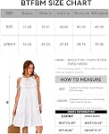 BTFBM Robe d'été pour femmes 2026 Printemps Boho Mode Halter Col sans manches Loose A-Line Mini Vacances à la plage Sundress