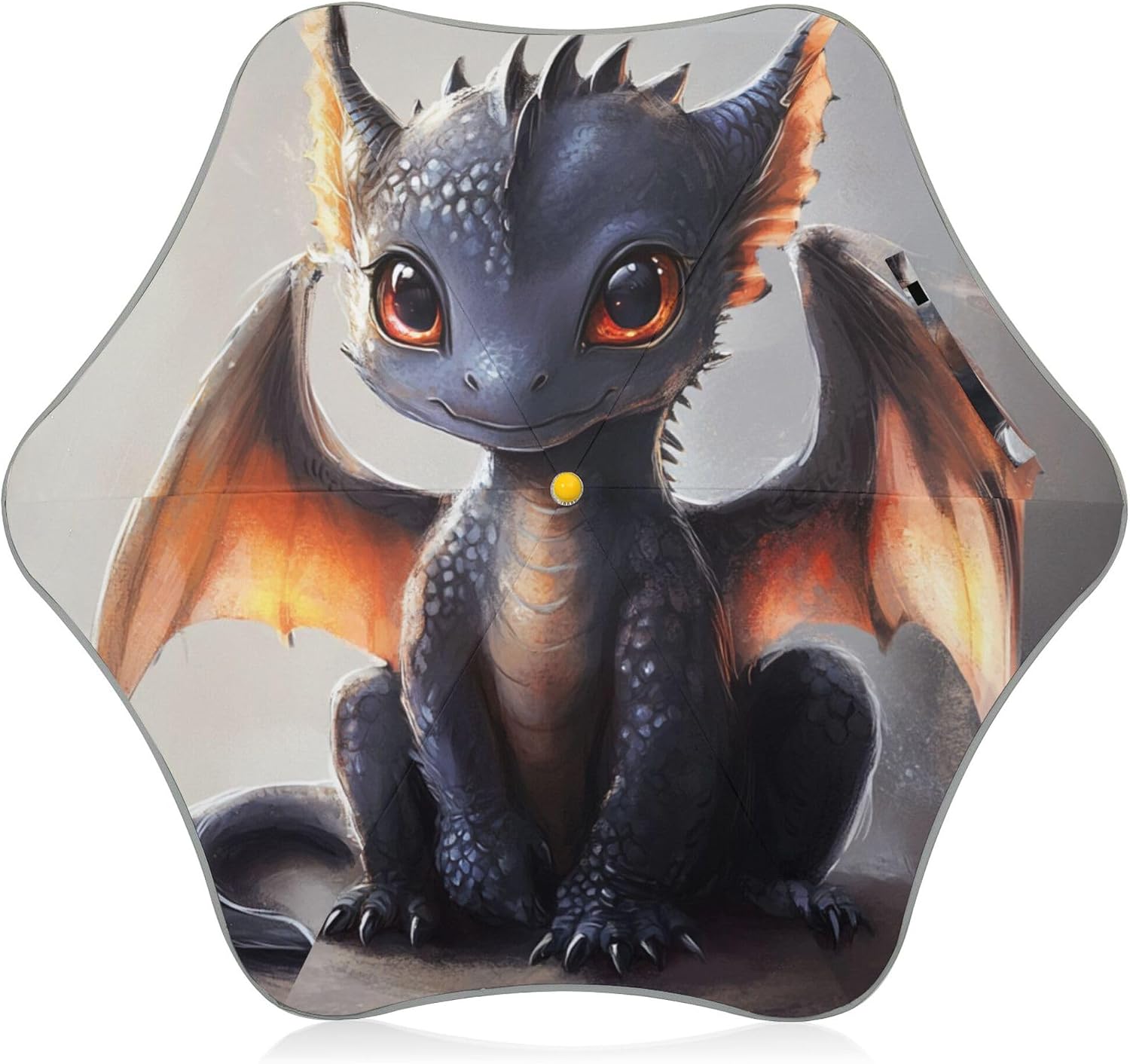 ALAZA Cute Dragon Baby Kids Umbrella for Girls Boys Toddler Children Rain & Sun Umbrella