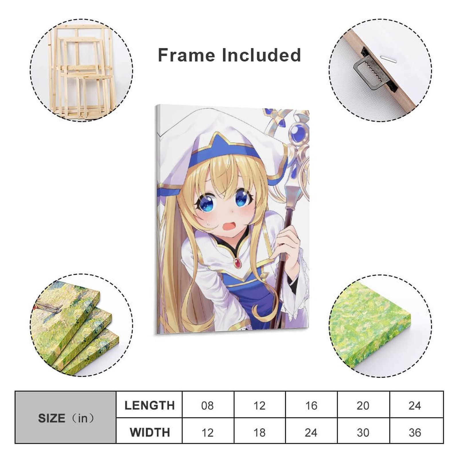Amazon.co.jp: 絵画 女神官 ゴブリンスレイヤー ポスター