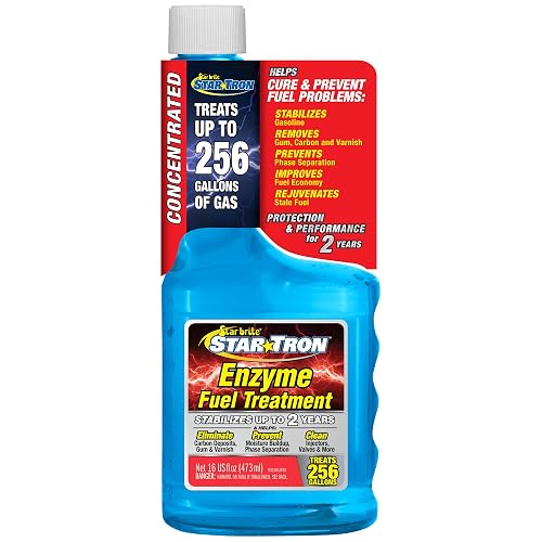 STAR BRITE Star Tron Enzyme Fuel Treatment - Gasoline | Stabilizes gasoline, prevents moisture buildup and phase separation, removes gum & carbon deposits, cleans injectors.