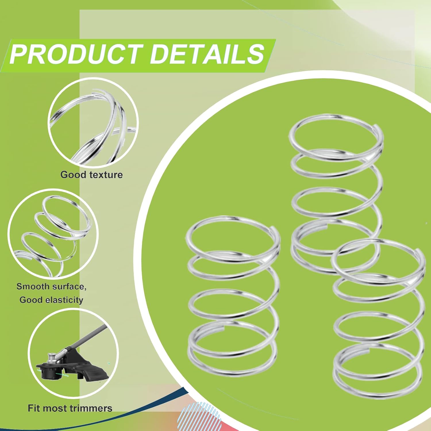 DWO1DT995 Replacement Trimmer Spring Base Compatible with Dewalt DCST920 DCST922 DCST970 DCST990 DCST925 Cordless String Trimmer,Metal Replacement Spring for DWO1DT995 Trimmer Spool Head (6+1)