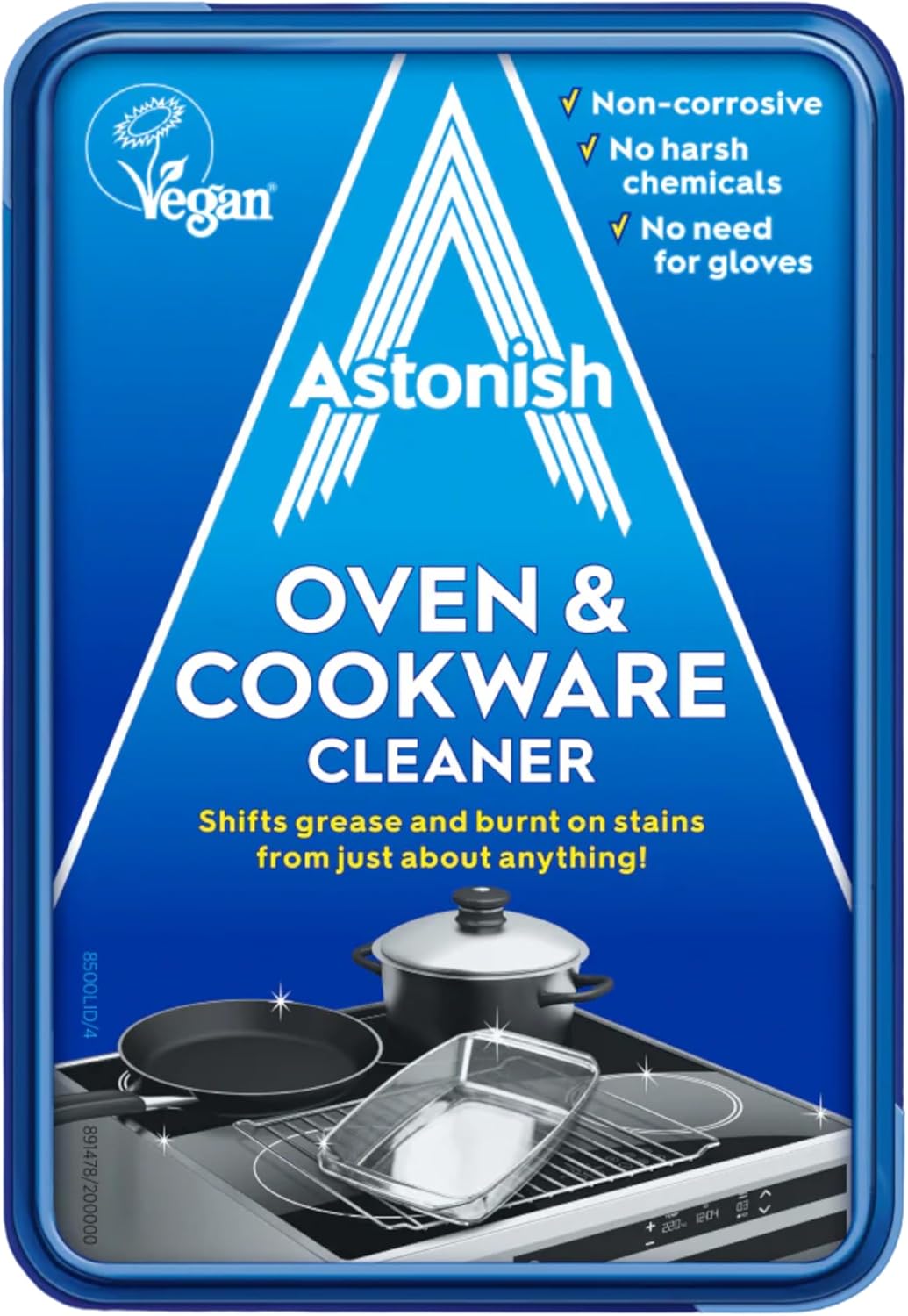 Astonish Oven & Cookware Cleaning Paste For Glass, Appliances, Ceramics, Stovetop & Pyrex - All Purpose Kitchen Cleaner - Heavy Duty Stainless Steel Degreaser Removes Baked On Grease & Grime 150g Tub