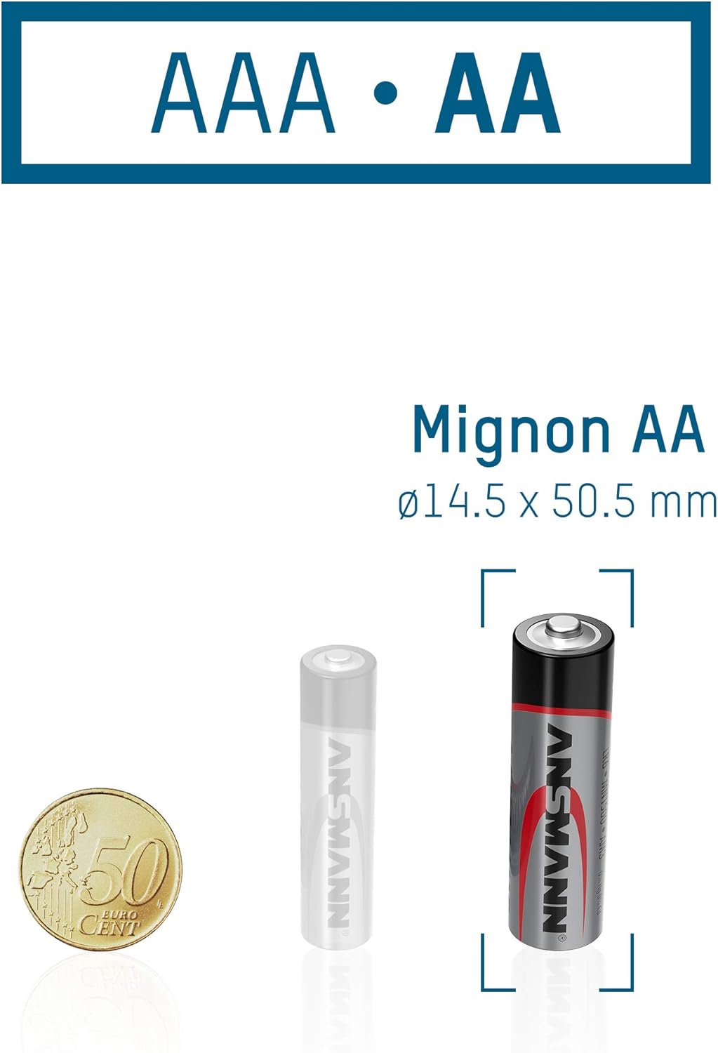 Ansmann Mignon AA LR6 100er Box Mignon (AA)-Batterie Alkali-Mangan 1.5V 100St.