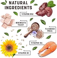 Vista 3 de Masticables para pulgas y garrapatas para perros, sabor a pato, 180 masticables suaves, soporte sin desorden, para todas las razas y tamaños