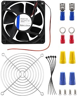 W0301112 W0301101 Fan Motor Evaporator Fit for ATOSA Undercounter Refrigerator MGF8401 MGF8401GR MGF8402，Metal Frame Housing