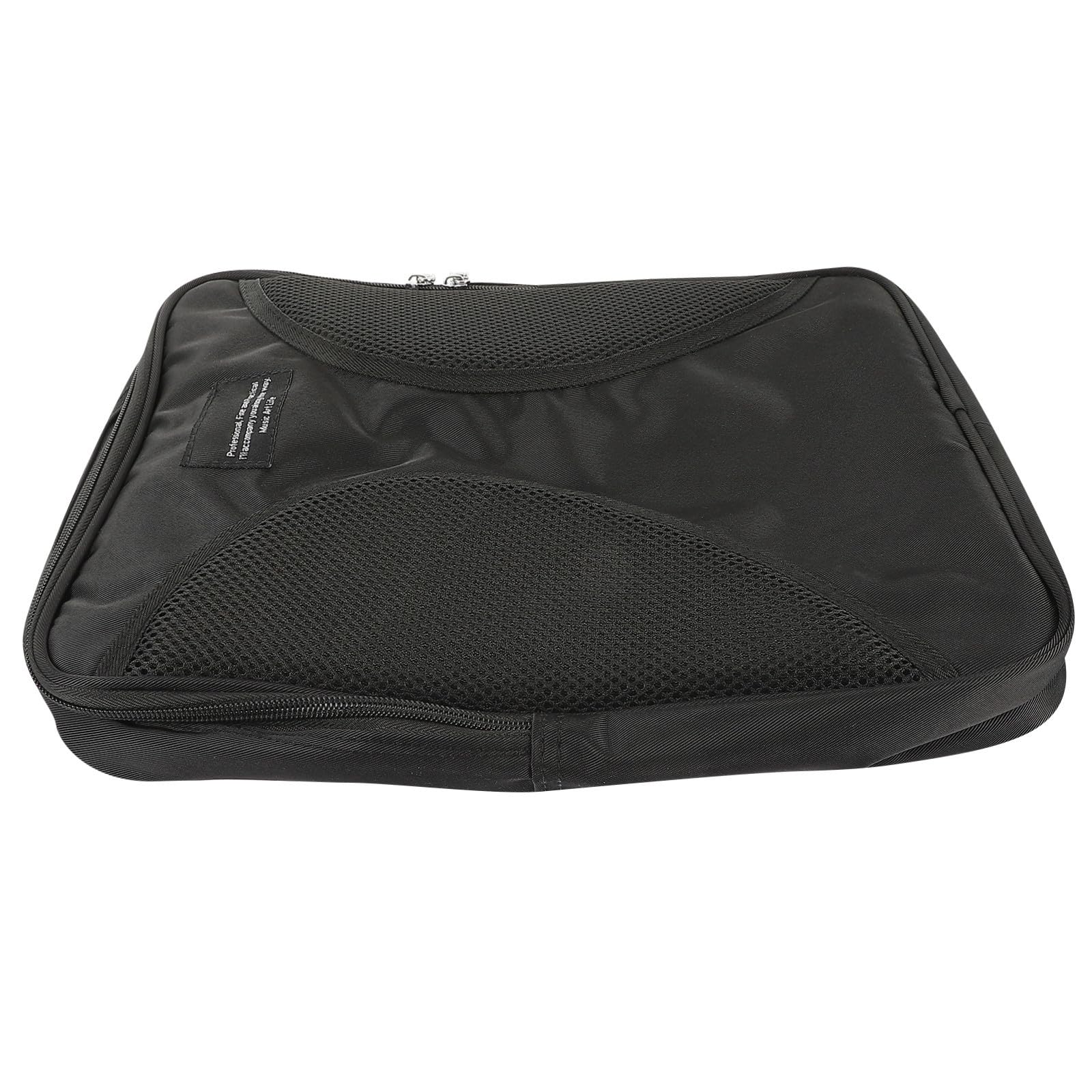 Borsa per Spartiti Musicali Nera, Custodia Cerniera e Fibbia | Tessuto Composito Nylon e Spugna, Fodera Antiurto Integrata, per Uscire e Pratica