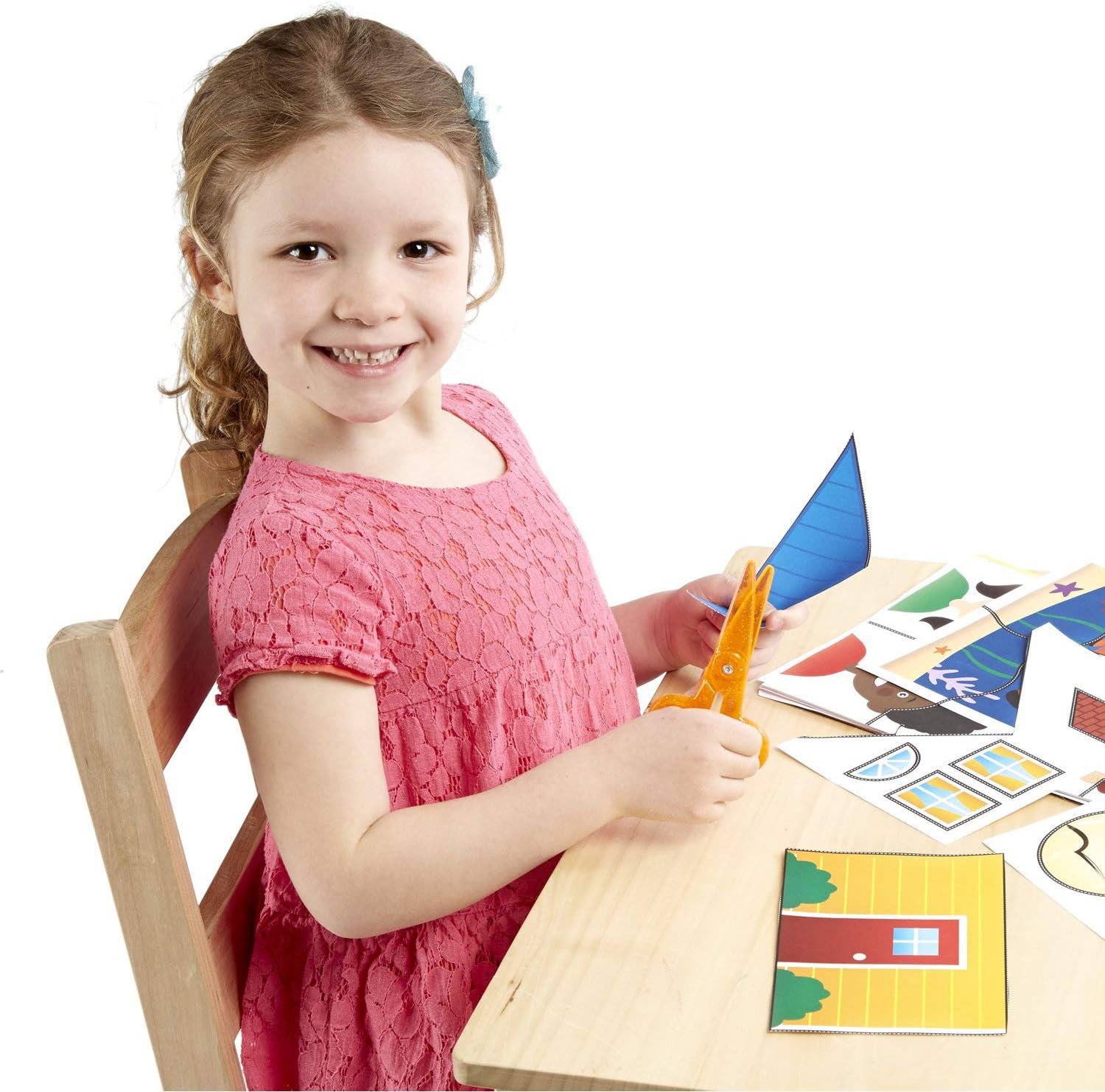 Melissa & Doug Scissor Skills Activity Pad & 1 Scratch Art Mini-Pad Bundle (02304)