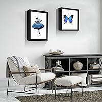 Vista 5 de Caja expositora de 8 x 8 pulgadas con calcomanías de letras, vitrina para recuerdos, artículos de bebé, recuerdos de boda, manualidades, boletos