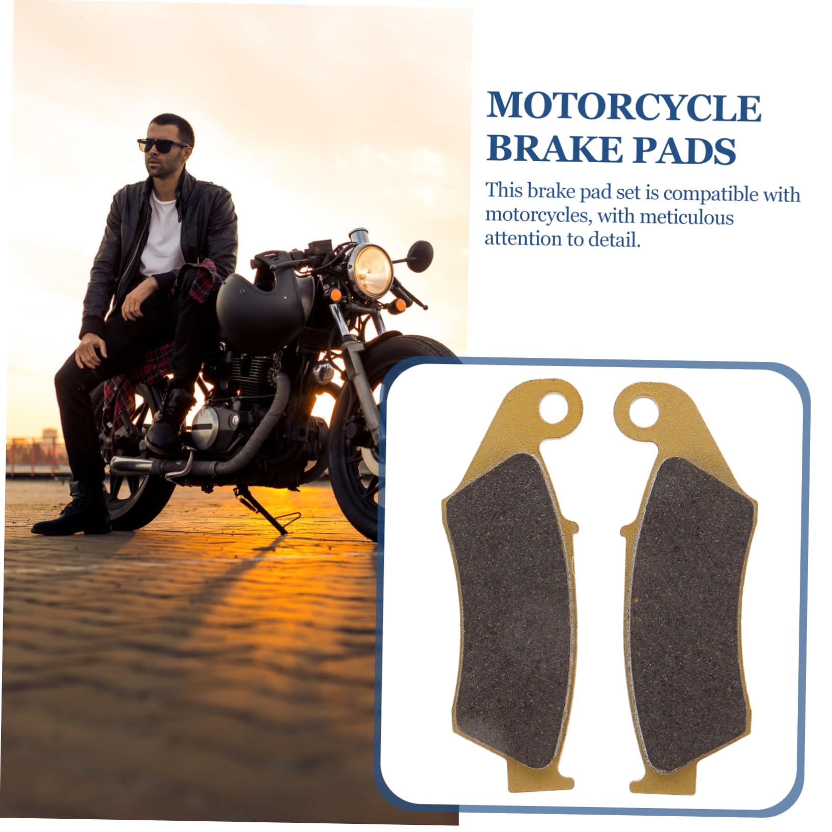 OUNONA 6 Sztuk Części Zamienne Do Motocykli Atv Klocki Hamulcowe Motocykl Klocek Hamulcowy Klocki Hamulcowe Motocyklowe Klocki Hamulcowe Do Motocykli Klocki Hamulcowe Wymiana Akcesoria