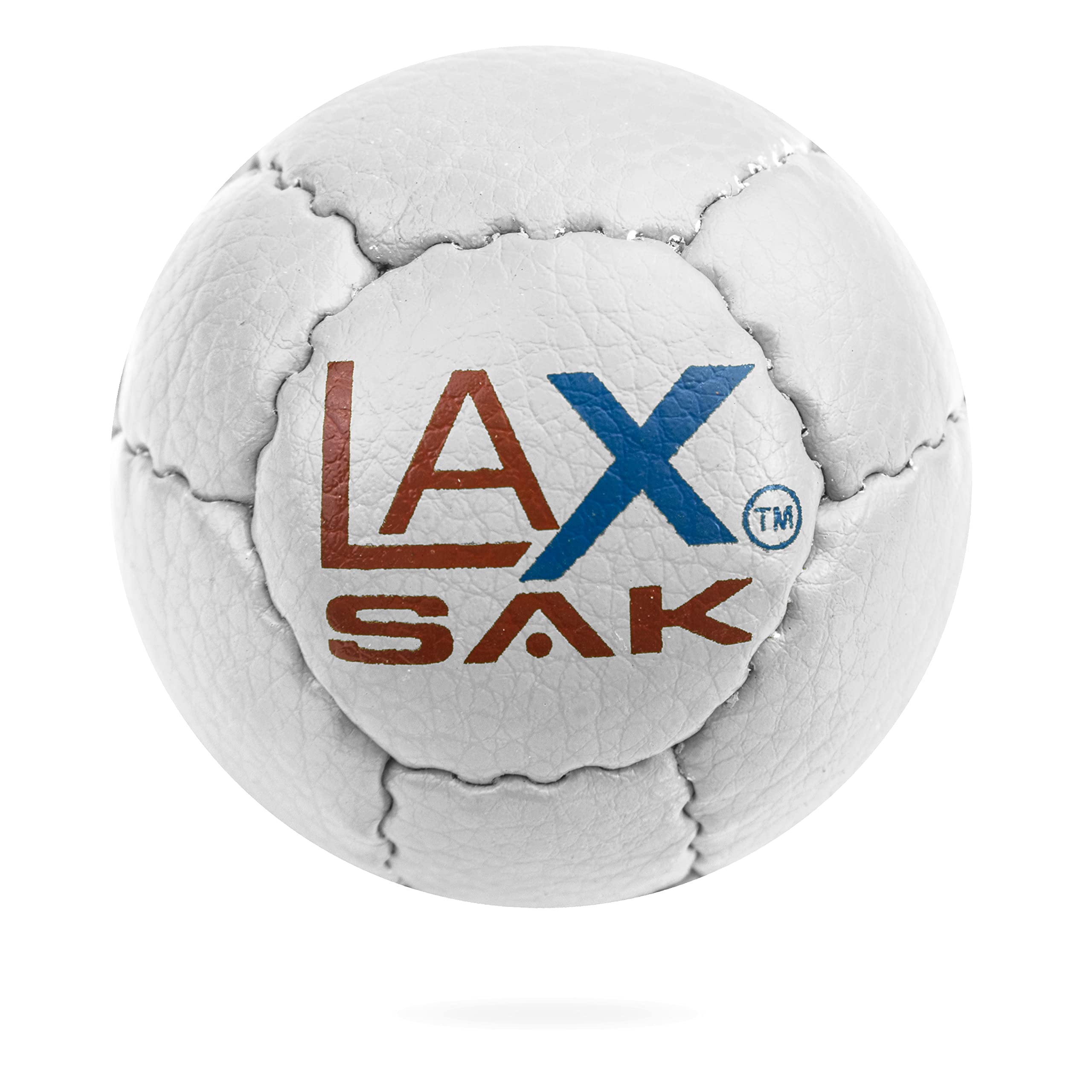 Lacrosse Sak weiche Übungsbälle für Lacrosse – Gleiches Gewicht und Größe wie ein Lacrosse-Ball, ideal für Indoor- und Outdoor-Übungen, weniger Sprungkraft und minimale Rückprallungen, Weiß, 1 Packung