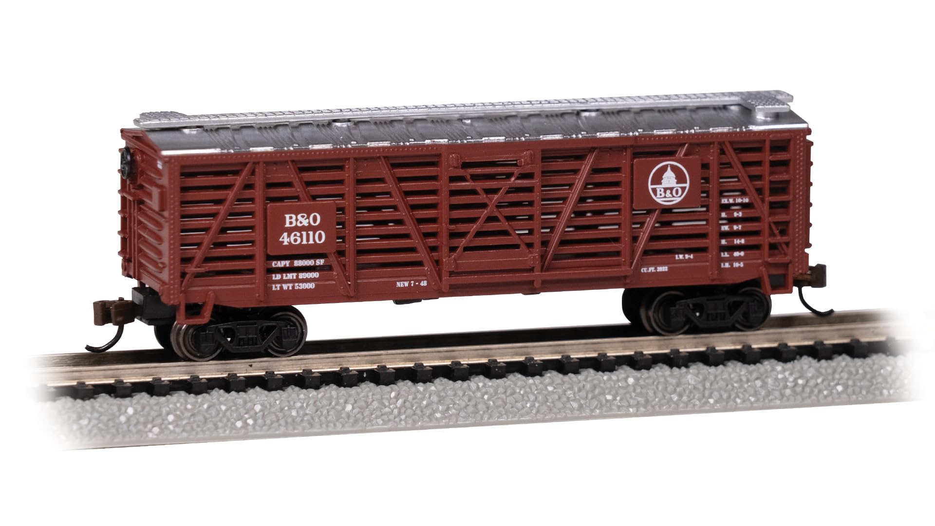 Bachmann Trains - Stock CAR Baltimore & Ohio® #46110 - N Scale