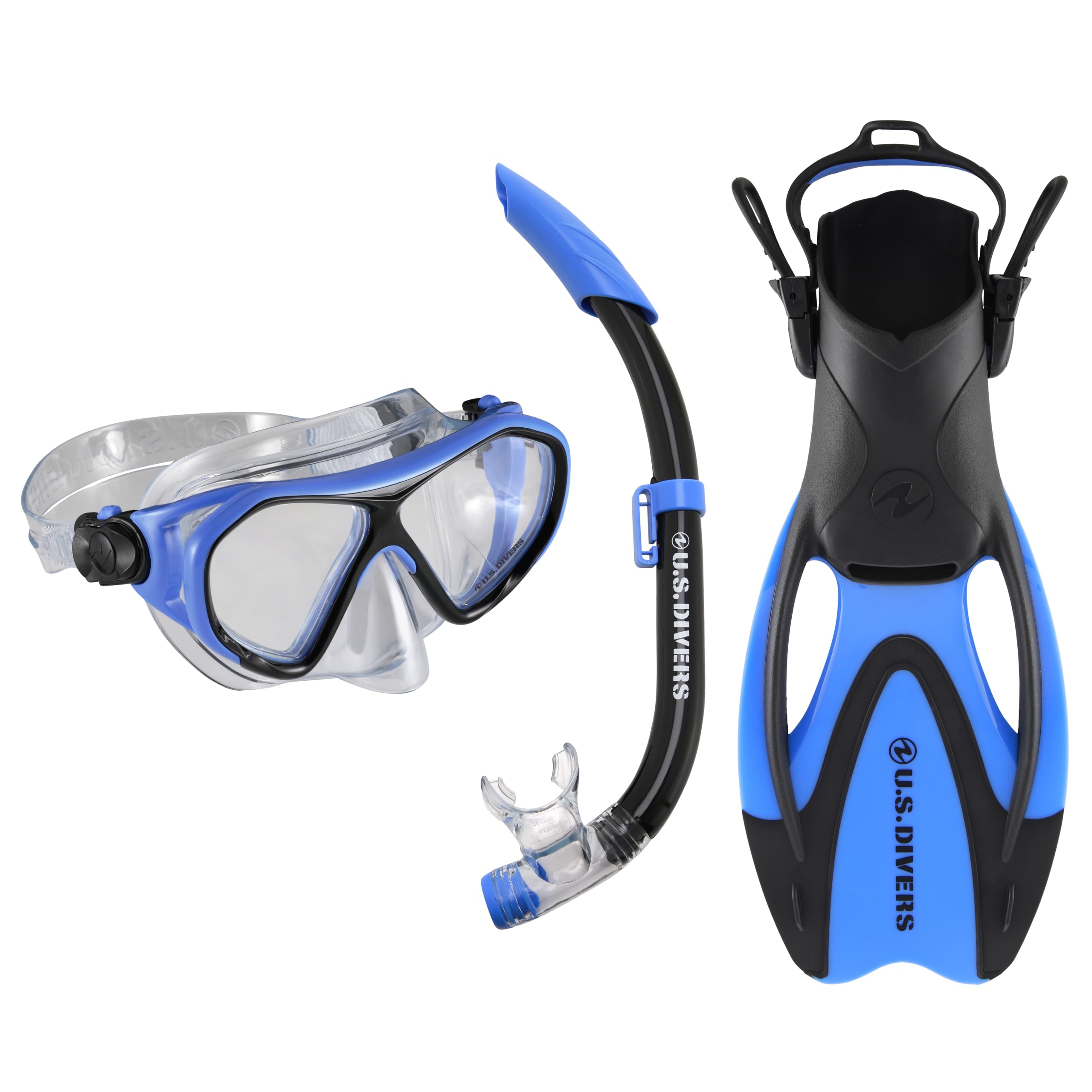 US Divers SET DORADO II JR BLUE BLACK L