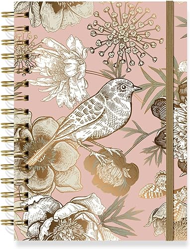 Miniatura 110 de Designer Greetings, Designer Papers - Diario de tapa flexible con banda elástica, diseño "Follow the Rainbow", 320 páginas (6 x 8.25 pulgadas)