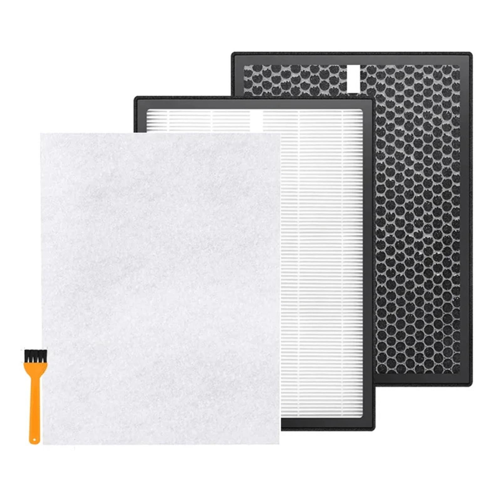 Ycddjjpcv Hepa Carbon Dust Collection Hepa Filter Bafp500a Kafp080b4，Compatible For Daikin Air Purifier Mc55uvm6 Mc40uvm6 Mck55tvm6 Mc30yvm，High Efficiency，Low Noise(Hepa Carbon)
