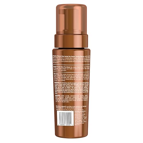 Miniatura 13 de Jergens Natural Glow Instant Sun Body Mousse, Self Tanner for Deep Bronze Tan, Sunless Tanning Body Bronzer for Natural Looking Color Instantly, 6