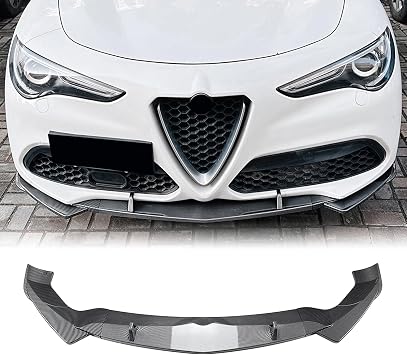 Front Bumper Spoiler Splitter Lip Kit for Alfa Romeo Stelvio 2017-2026