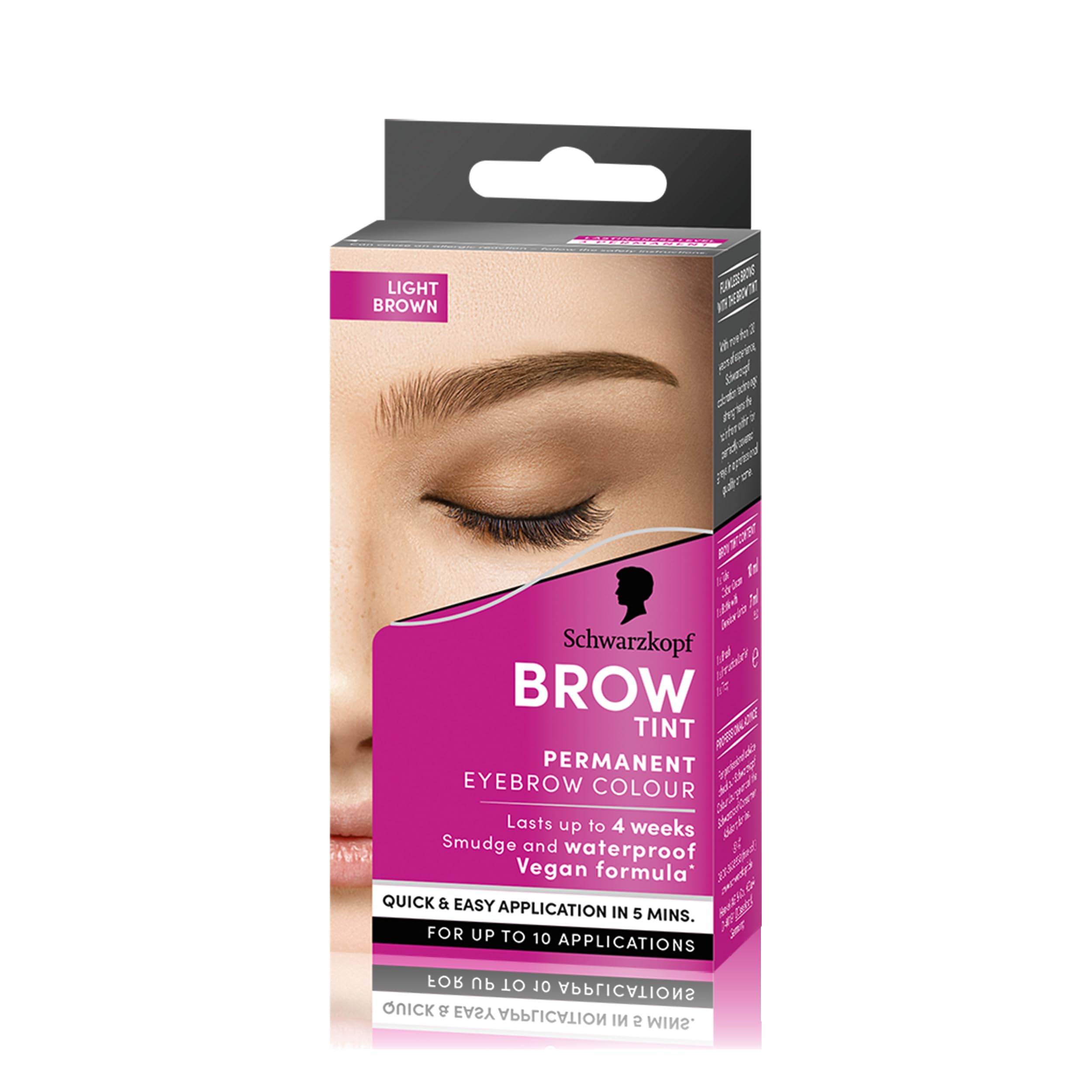 Schwarzkopf Brow Tint Professional formula Eyebrow Dye Brow Tinting Kit with ...